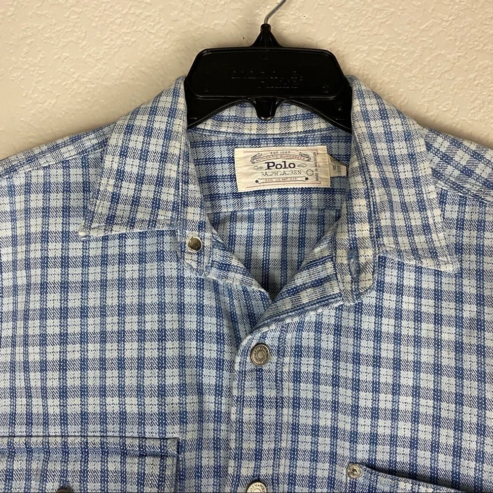 Ralph Lauren Polo Plaid Vintage Button Up Shirt